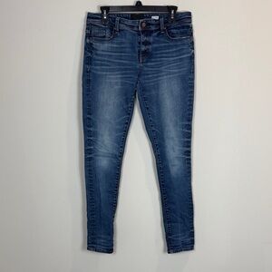 Buckle Black Italian Skinny Classic Blue Denim Jeans 27 x 32